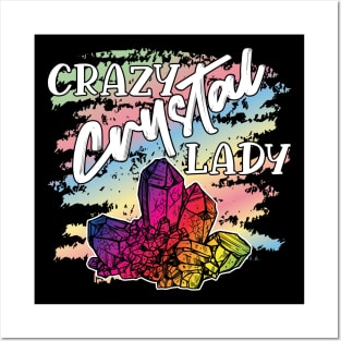 Crazy Crystal Lady Posters and Art